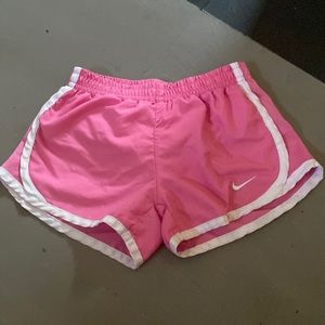 Nike little girls all pink athletic shorts size girls 6!